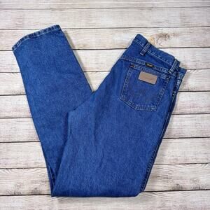 Wrangler Cowboy Cut Fit Denim Blue Jeans Wrangler Men's Size 36